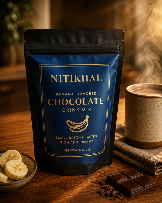 Nitikhal Flavored Chocolate Drink Mix - Banana
