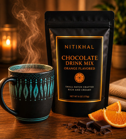 Nitikhal Flavored Chocolate Drink Mix - Orange